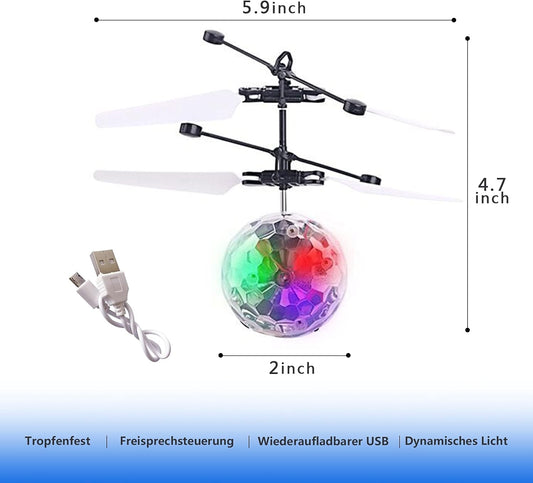 Flying Ball With Fall Sensor