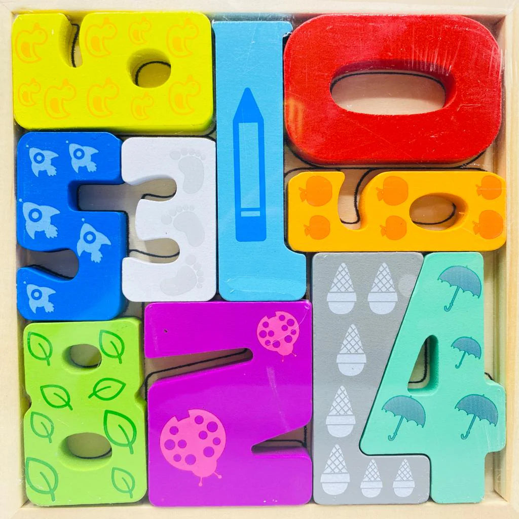 Cartoon Animal Car Wooden Peg Puzzles Board Educational Toy