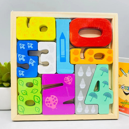 Cartoon Animal Car Wooden Peg Puzzles Board Educational Toy