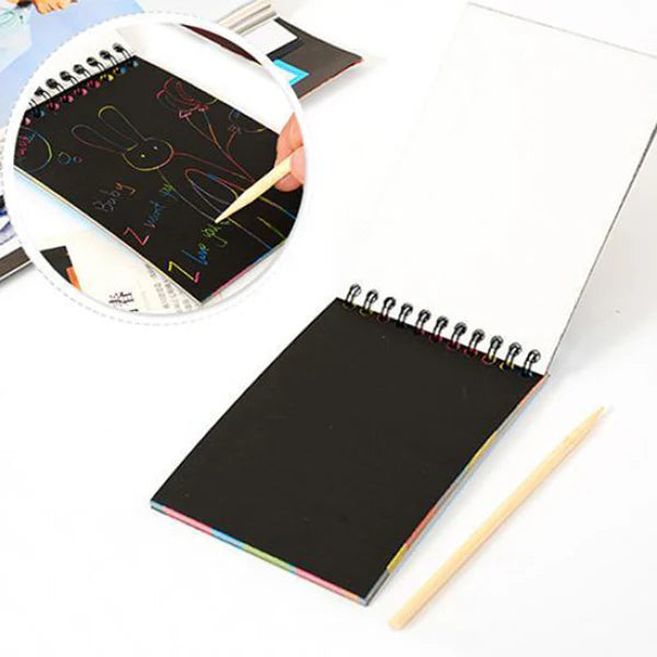 Medium Size Rainbow Scratch Paper Note