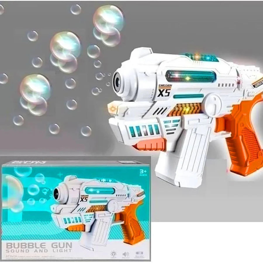 X5 Bubble Gun with Light and Sound for Kinds