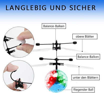 Flying Ball With Fall Sensor