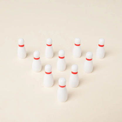 Wooden Mini Bowling Spil Game