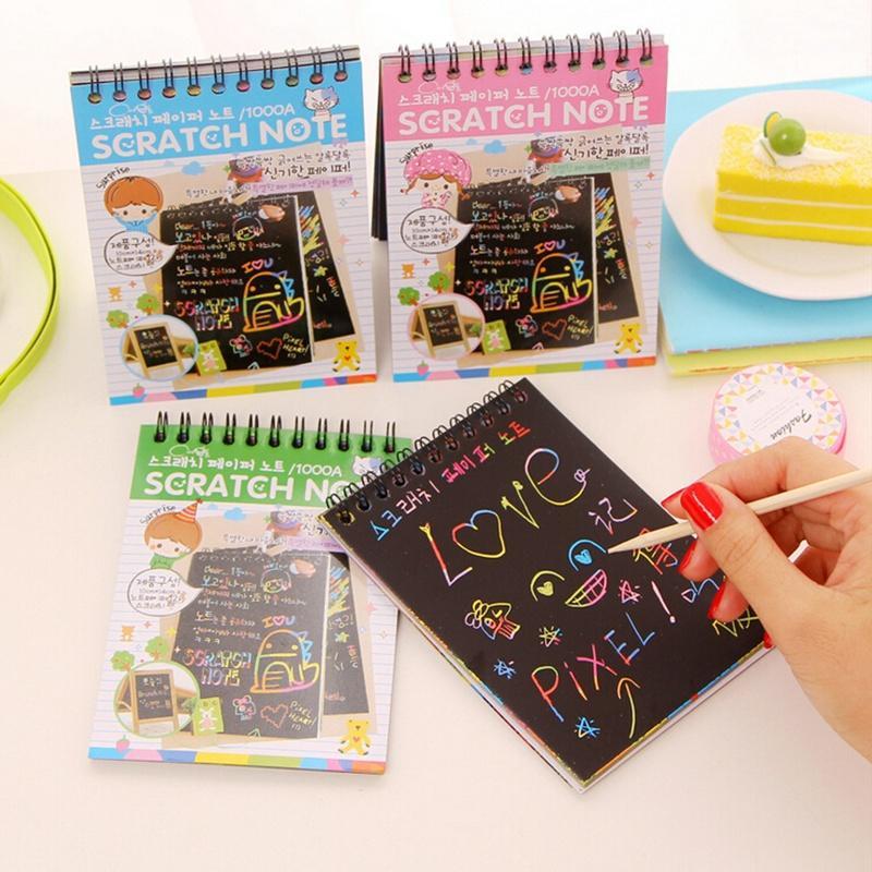 Medium Size Rainbow Scratch Paper Note – Kids Plaza