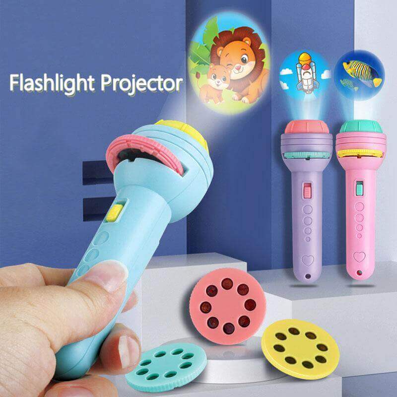 Projection Flashlight for Kids (3 Discs)