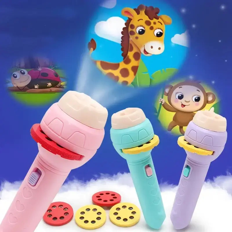 Projection Flashlight for Kids (3 Discs)