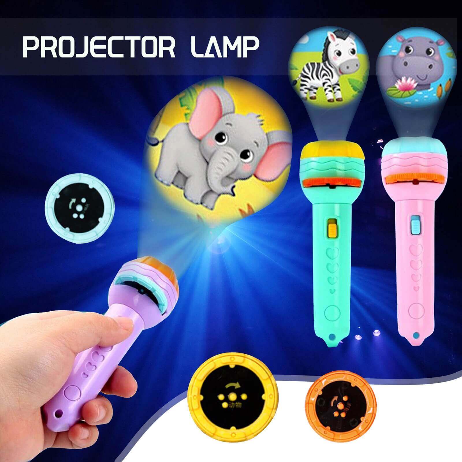 Projection Flashlight for Kids (3 Discs) – Kids Plaza