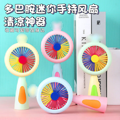 Rechargeable & Portable LED Lighting Mini Fan