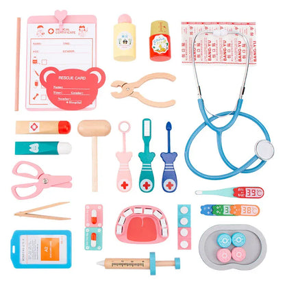 Children's Medical Kit Wooden